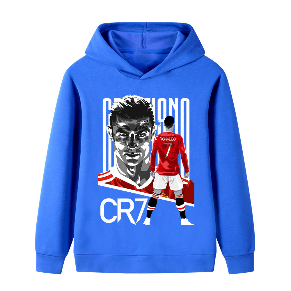 Cristiano Ronaldo Kids Football Hoodie - Manchester United - Soft