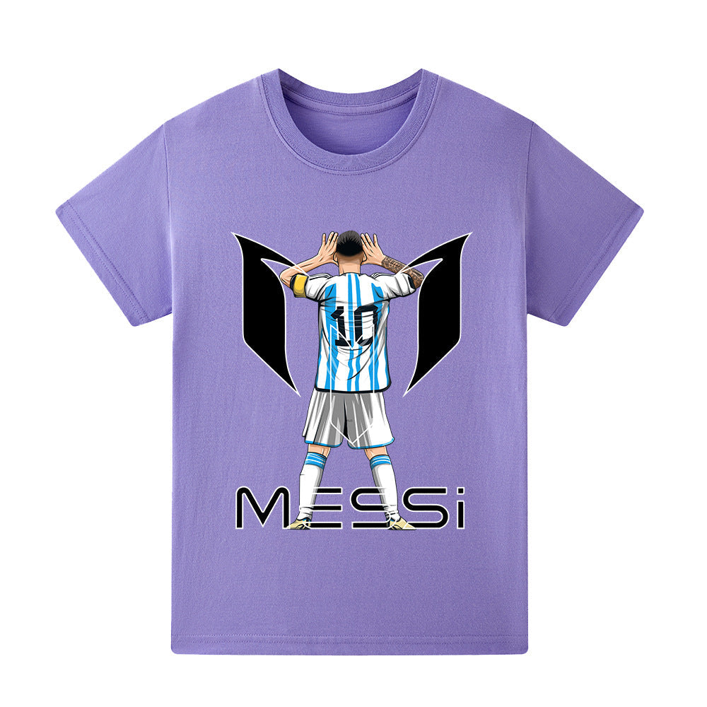 Lionel Messi Kids Football T-Shirt - Comfy