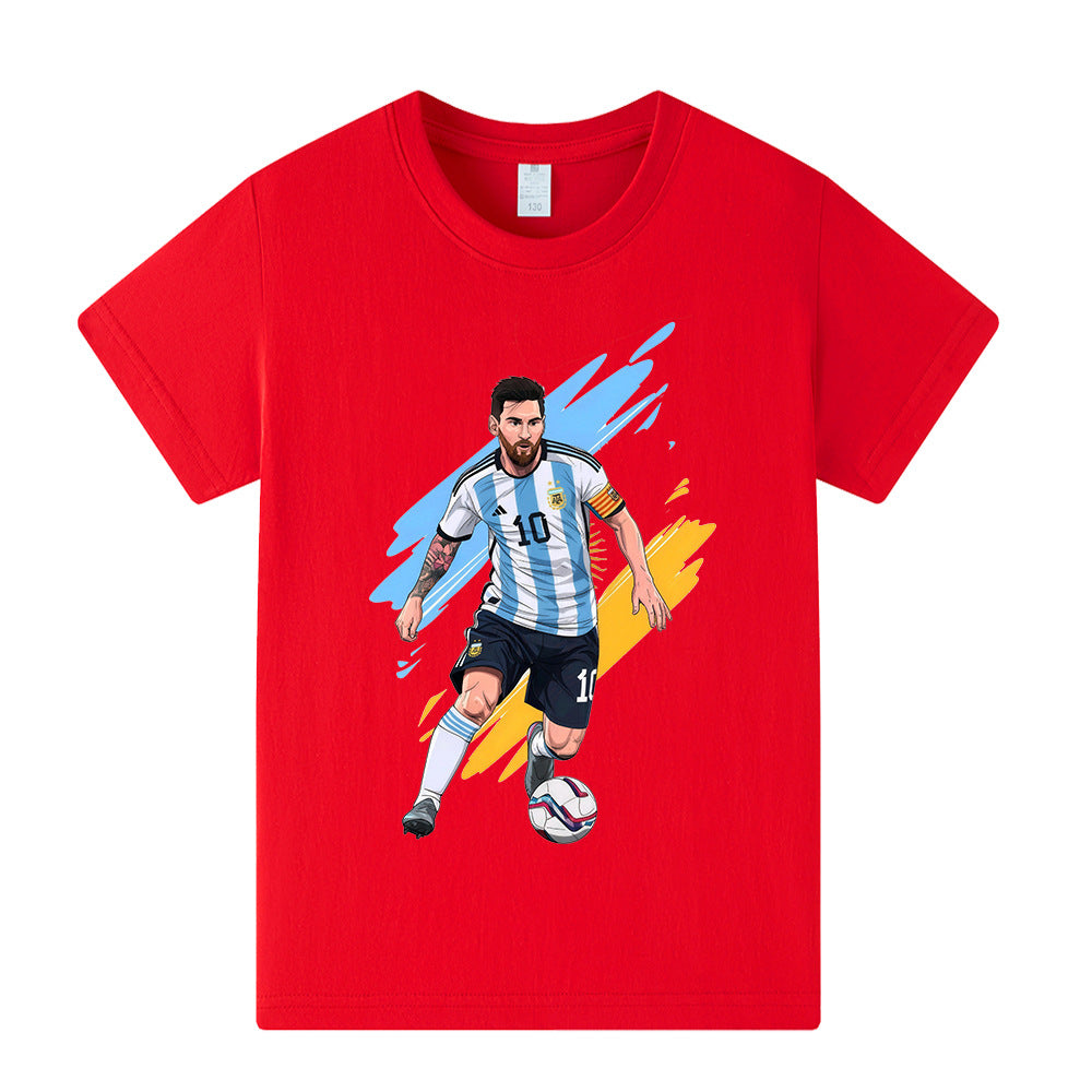 Lionel Messi Kids Football T-Shirt - Sporty
