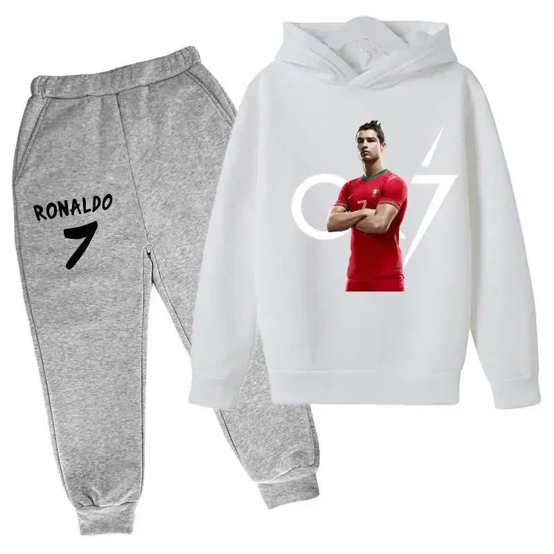 Cristiano Ronaldo Kids Football Tracksuit - Trendy