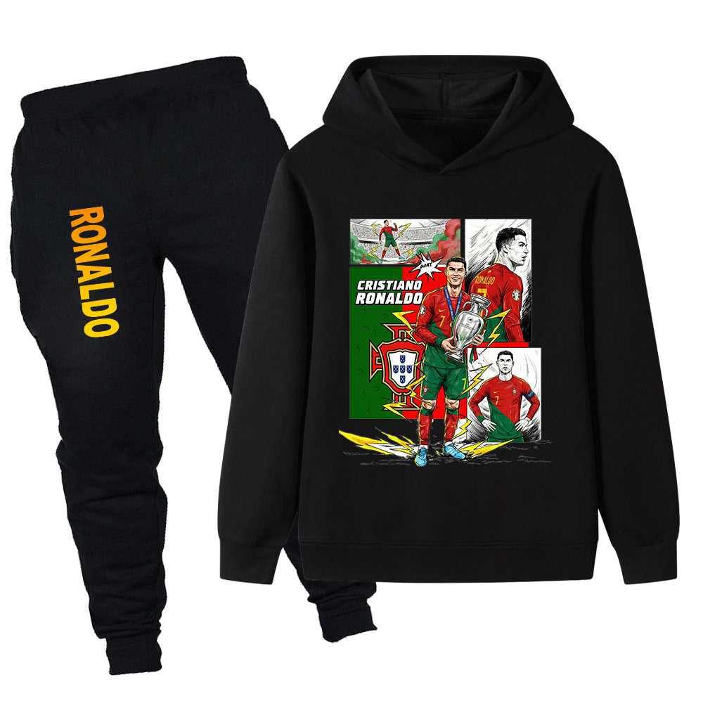 Cristiano Ronaldo Kids Football Tracksuit - Portugal - Soft