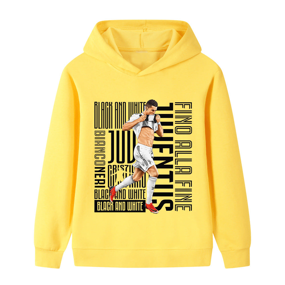 Ronaldo Kids Football Hoodie - Juventus - Soft