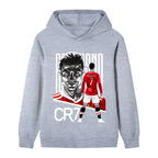Cristiano Ronaldo Kids Football Hoodie - Manchester United - Soft