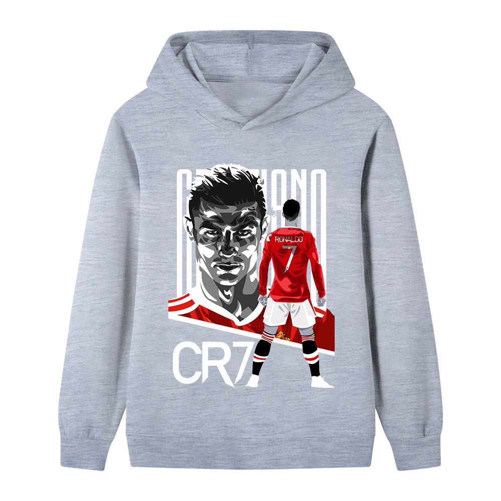 Cristiano Ronaldo Kids Football Hoodie - Manchester United - Soft