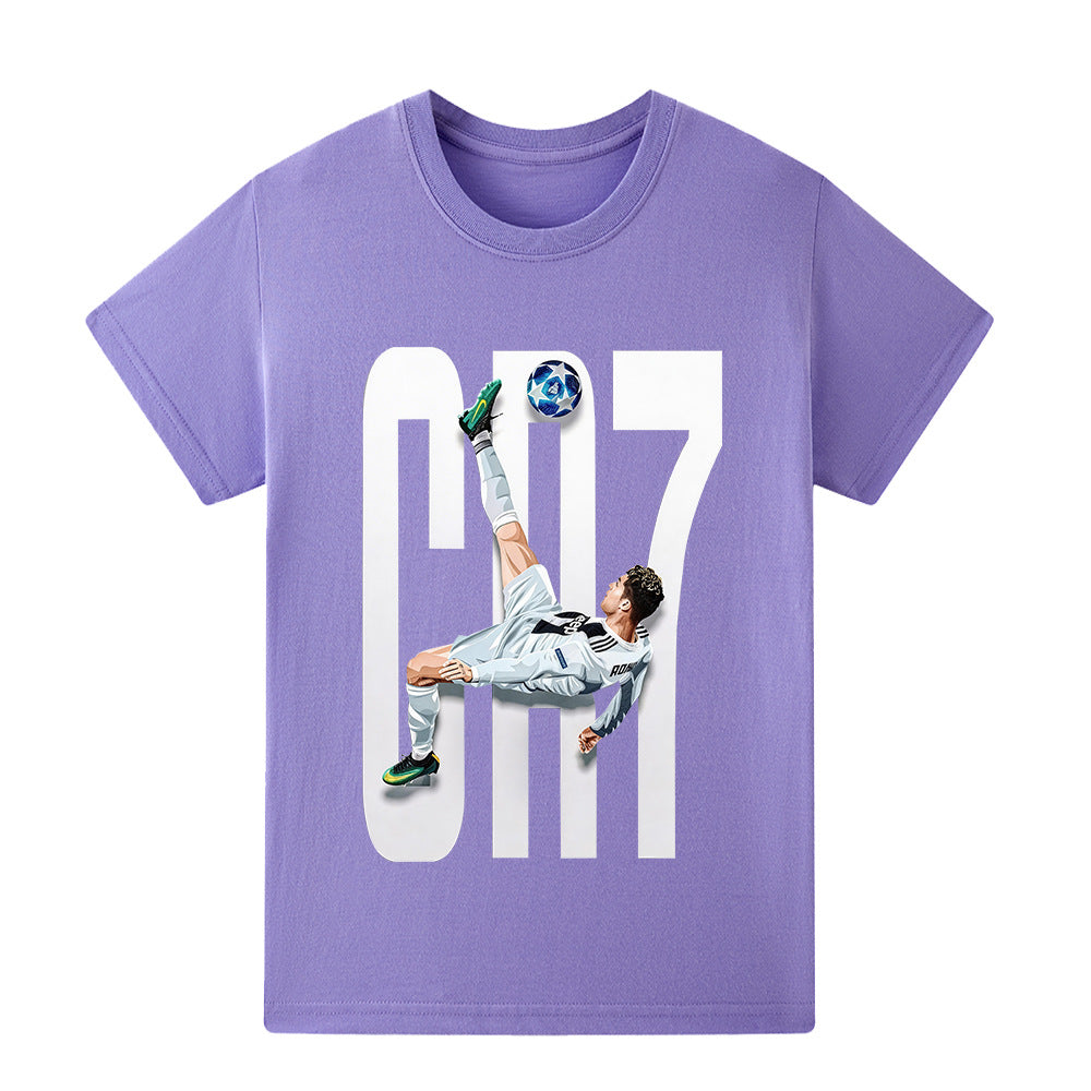 Ronaldo Kids Football T-Shirt - Lightweight