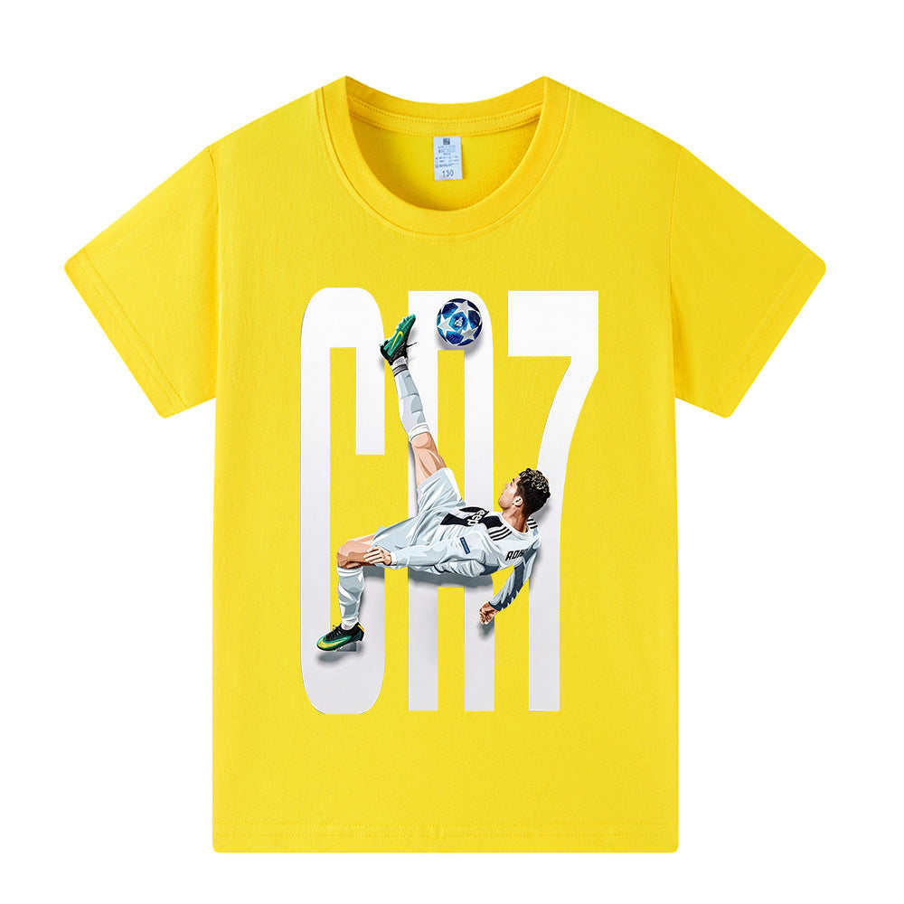 Ronaldo Kids Football T-Shirt - Lightweight