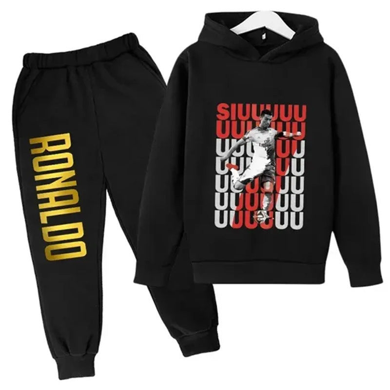 Cristiano Ronaldo Kids Football Tracksuit - Comfy