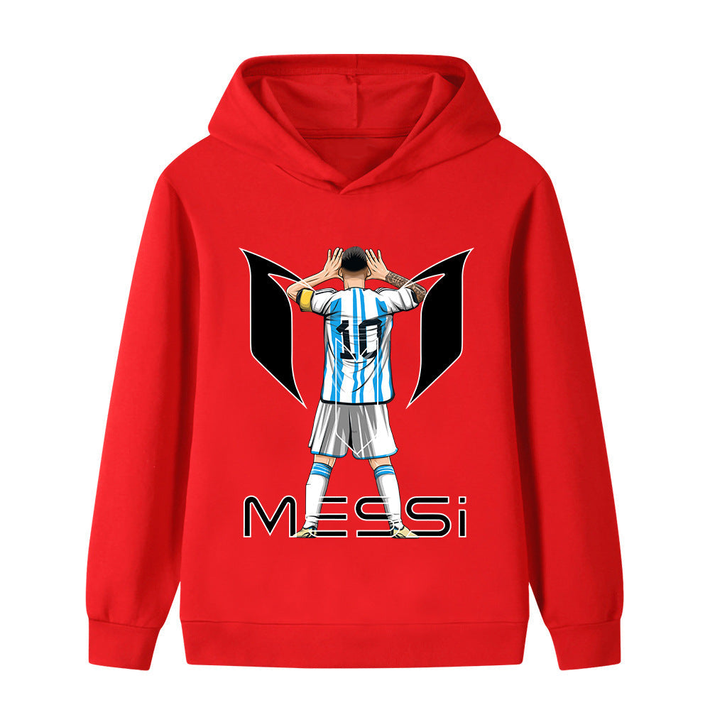 Lionel Messi Kids Football Hoodie - Cool Design