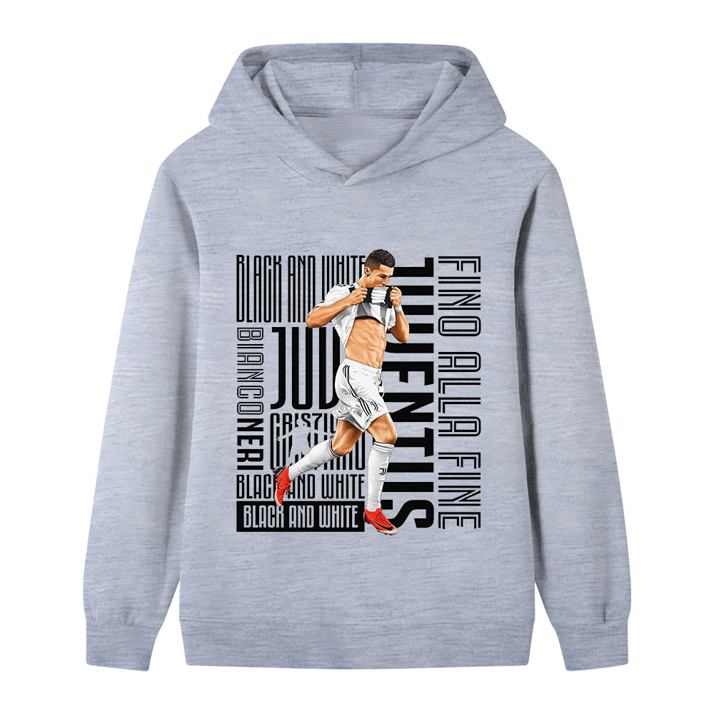 Ronaldo Kids Football Hoodie - Juventus - Soft