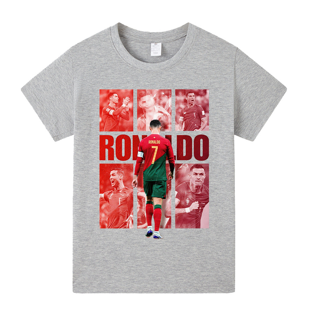 Ronaldo Kids Football T-Shirt - Portugal
