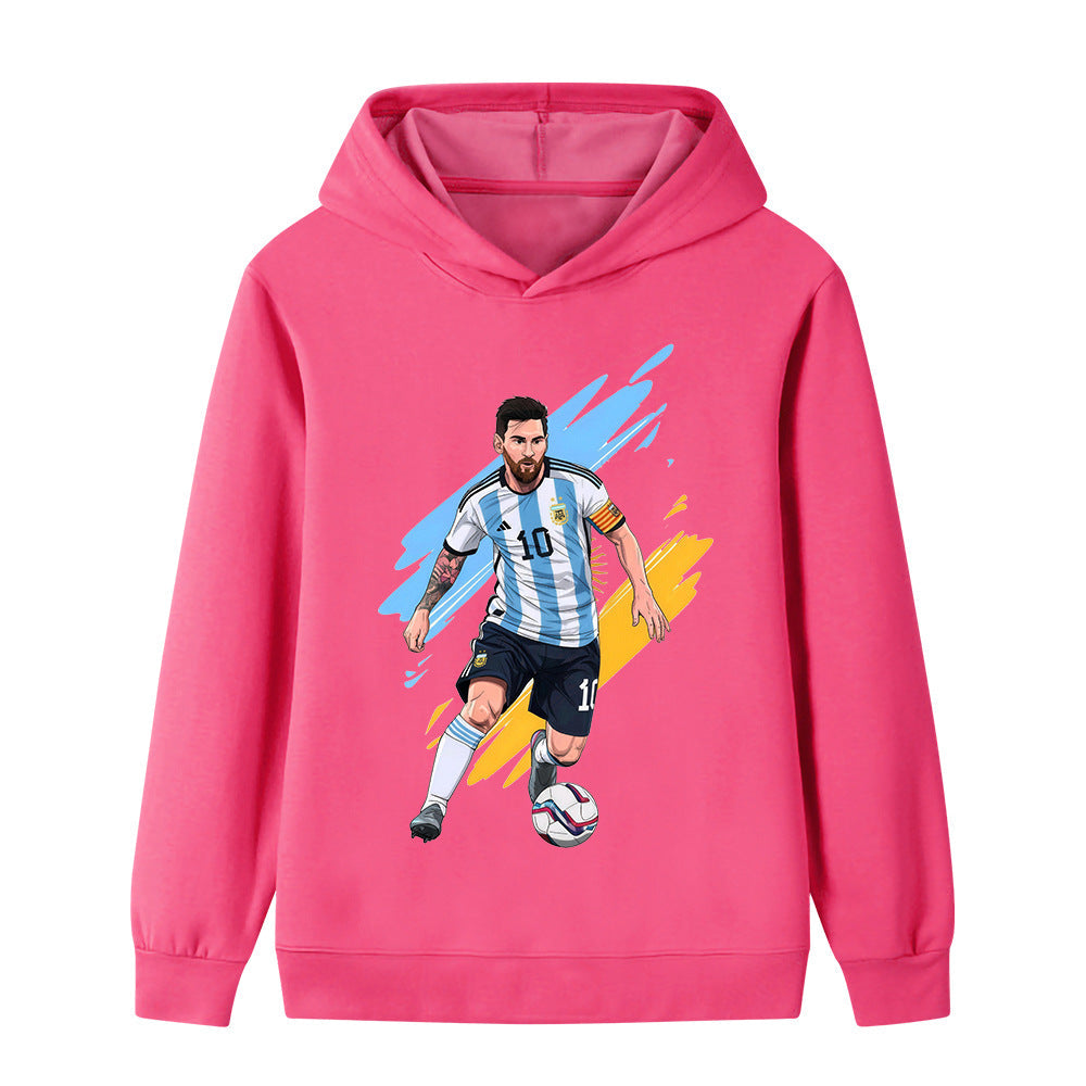 Lionel Messi Kids Football Hoodie - Soft