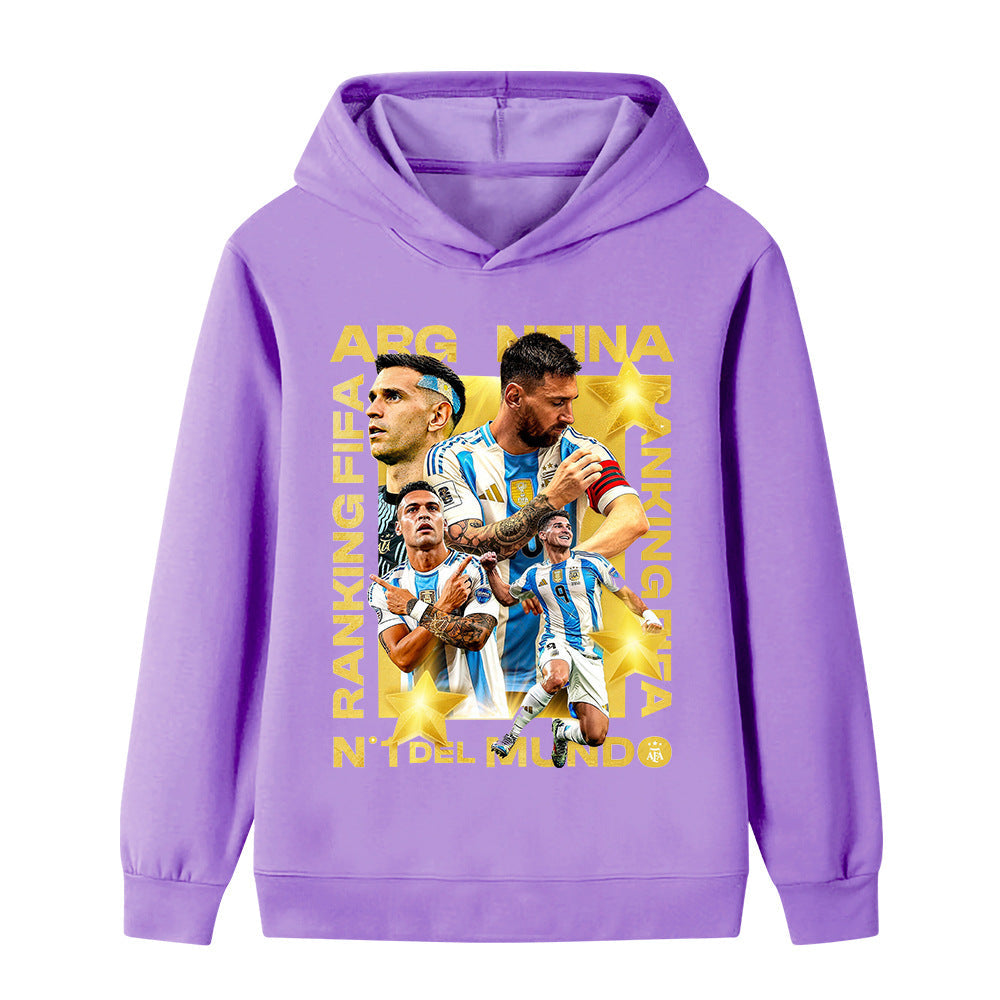 Lionel Messi Kids Football Hoodie - for Everyday