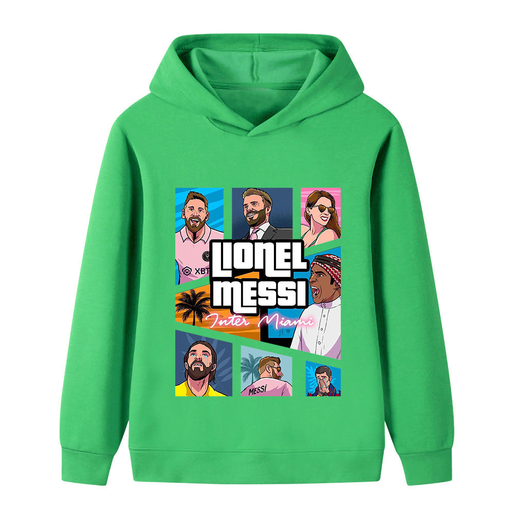Messi Kids Football Hoodie - Sporty