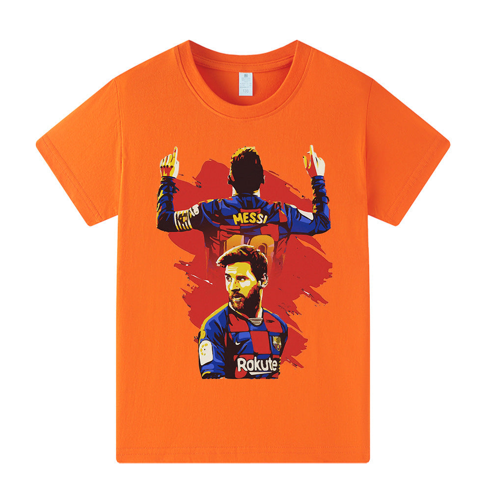 Lionel Messi Kids Football T-Shirt - Barcelona