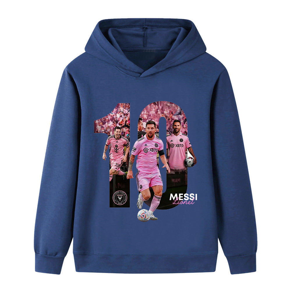 Lionel Messi Kids Football Hoodie - Miami