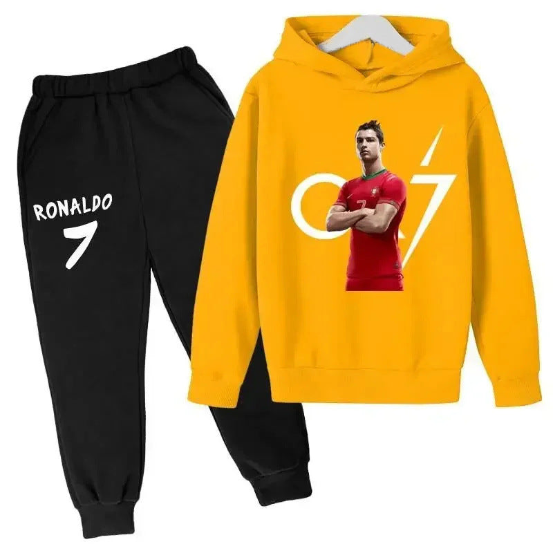 Cristiano Ronaldo Kids Football Tracksuit - Trendy