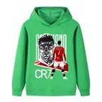 Cristiano Ronaldo Kids Football Hoodie - Manchester United - Soft