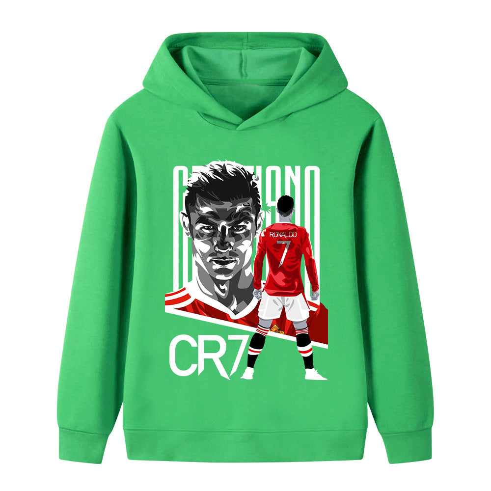 Cristiano Ronaldo Kids Football Hoodie - Manchester United - Soft