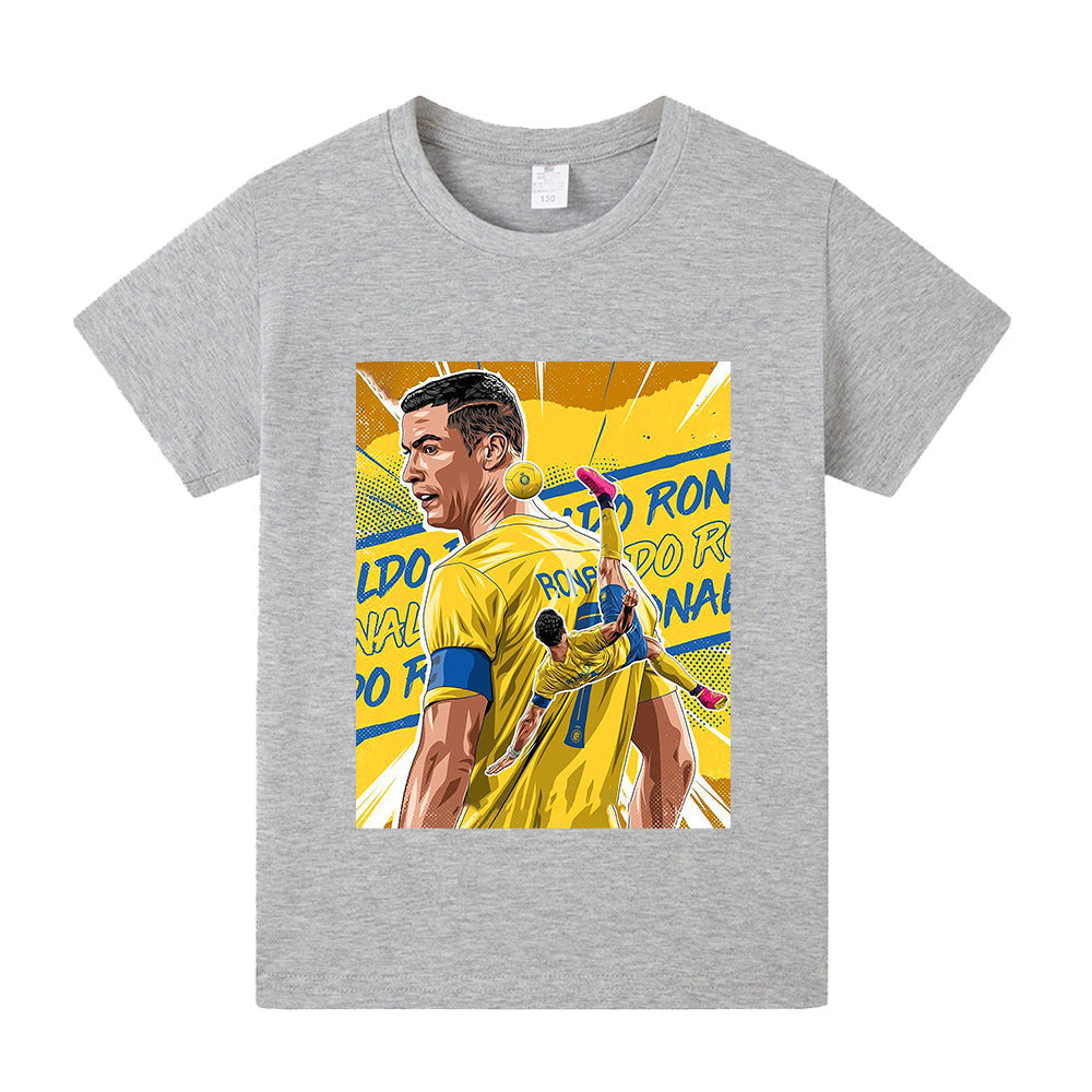 Cristiano Ronaldo Kids Football T-Shirt - Al Nassr