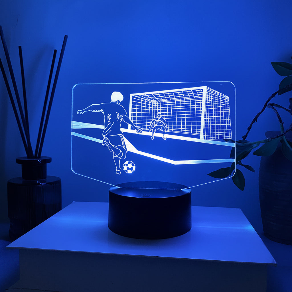 Football 3D Illusion LED Lamp - Night Light - USB