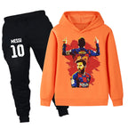 Lionel Messi Kids Football Tracksuit - Barcelona