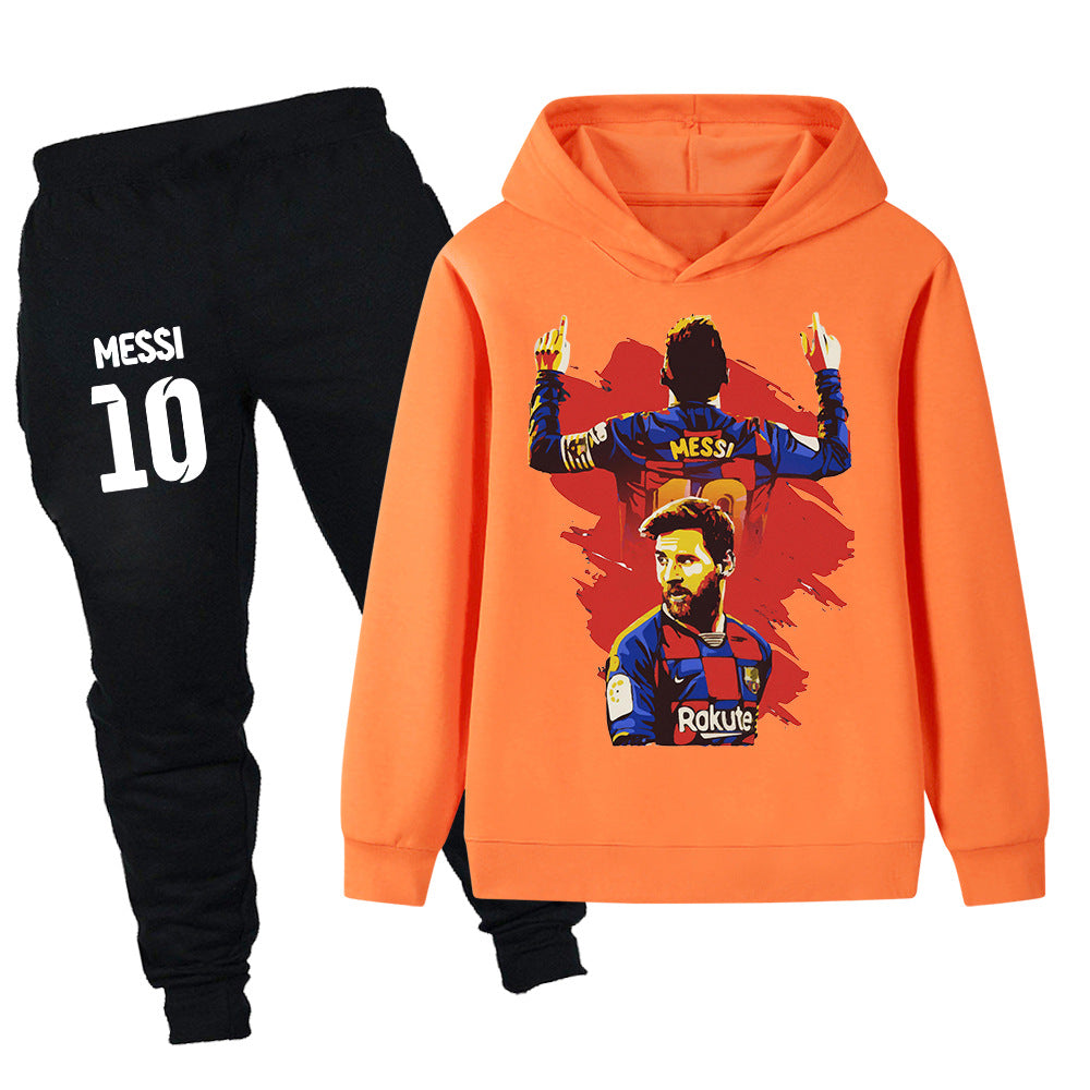 Lionel Messi Kids Football Tracksuit - Barcelona
