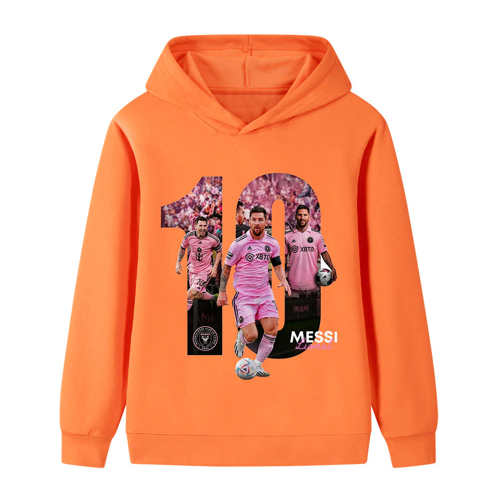 Lionel Messi Kids Football Hoodie - Miami