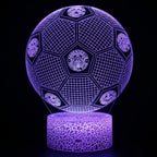 Football 3D Illusion LED Lamp - Night Light - Gift
