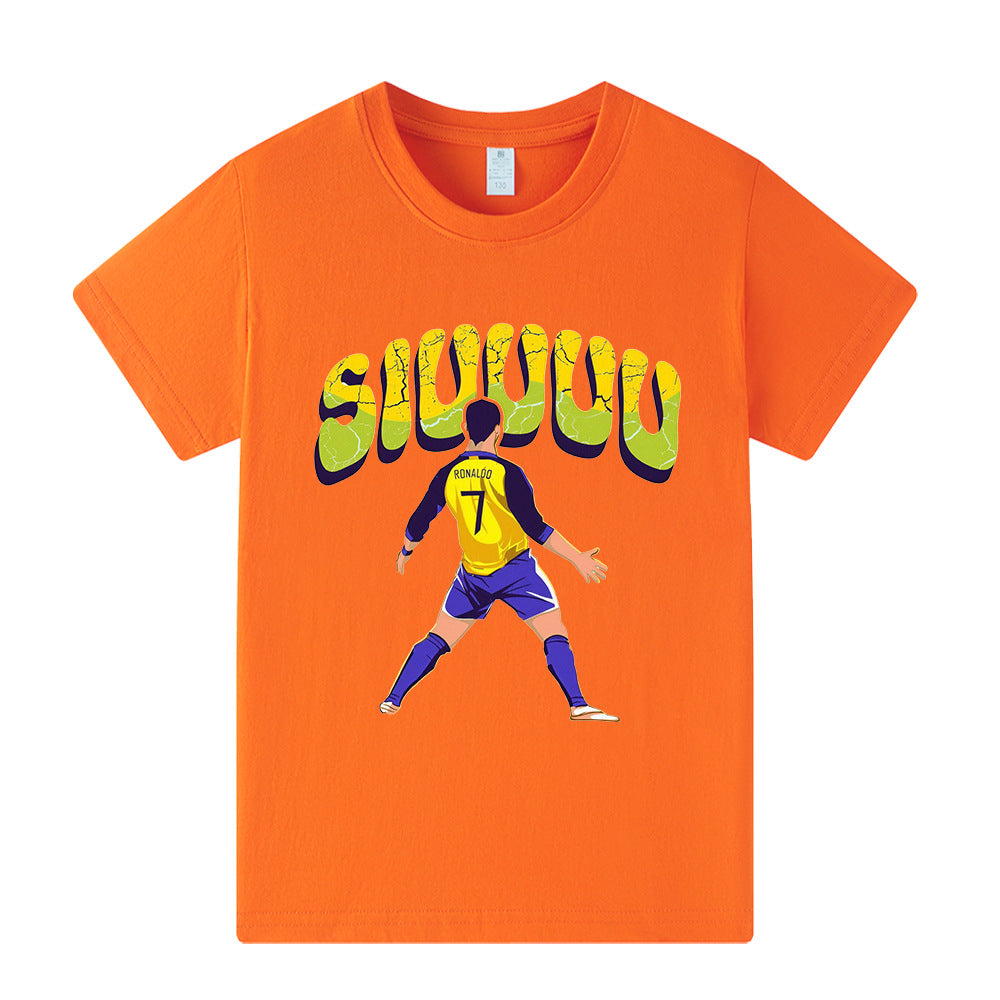 Cristiano Ronaldo Kids Football T-Shirt - Cool Design