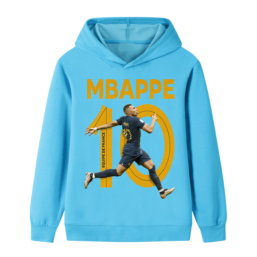 Kylian Mbappé Kids Football Hoodie - Sporty