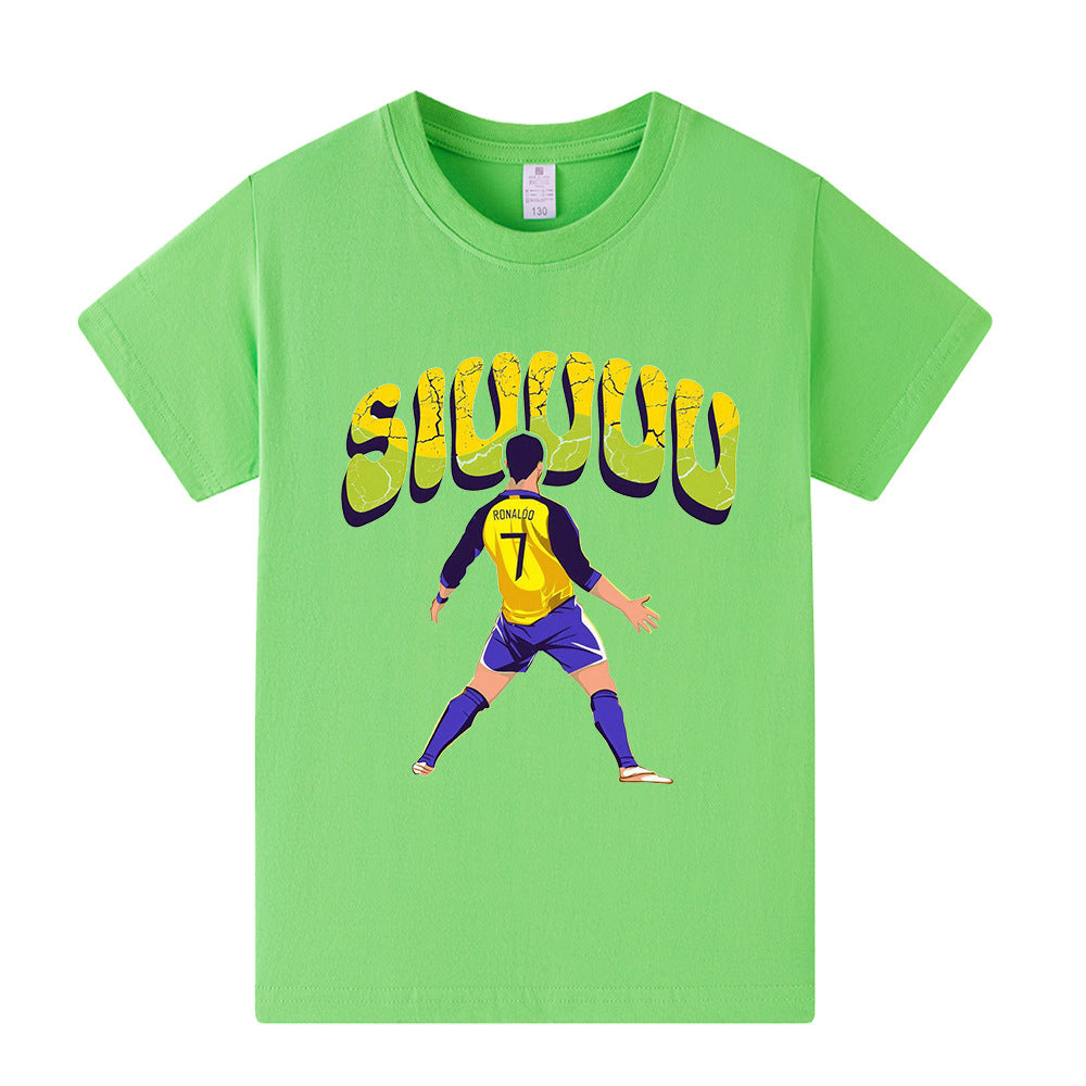 Cristiano Ronaldo Kids Football T-Shirt - Cool Design