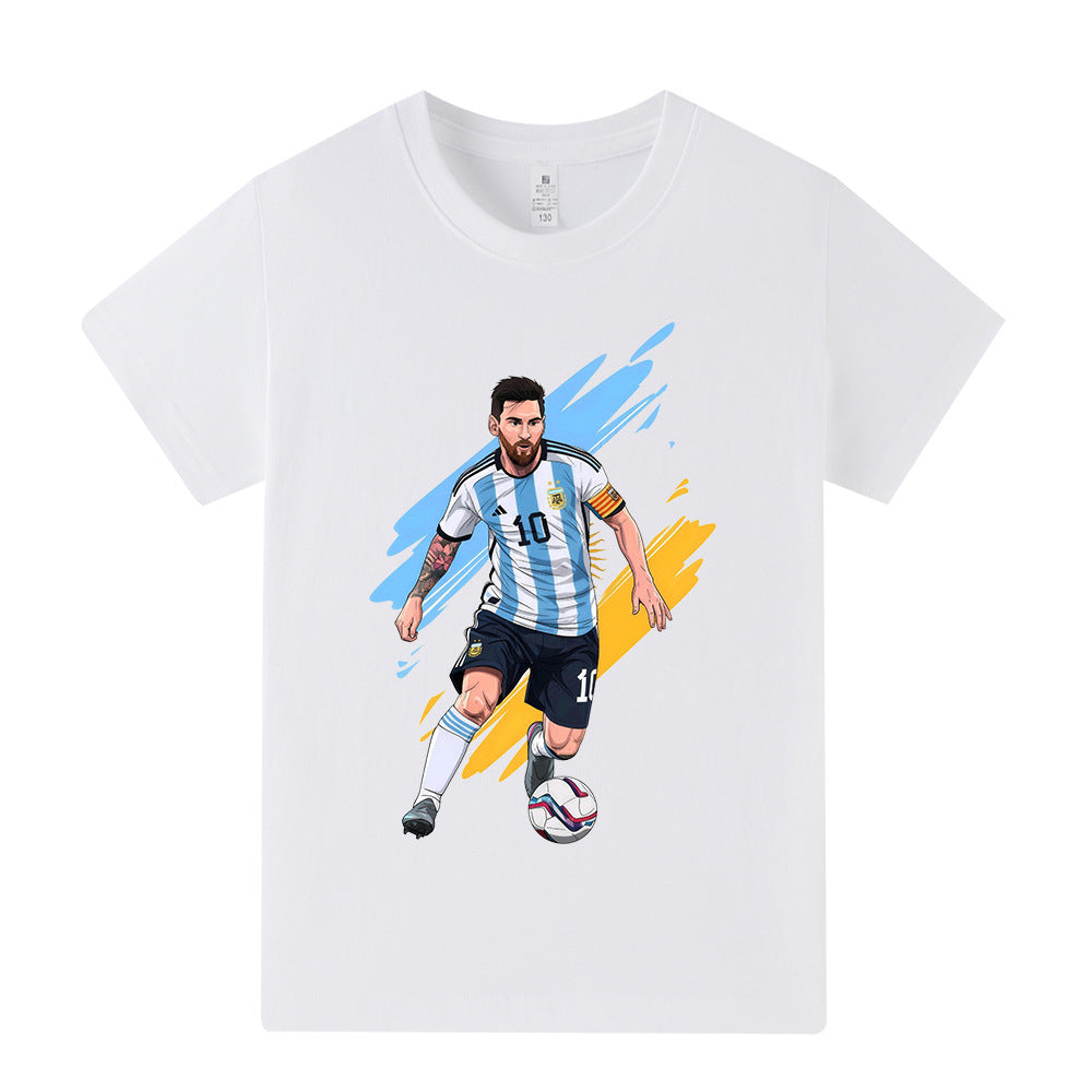 Lionel Messi Kids Football T-Shirt - Sporty
