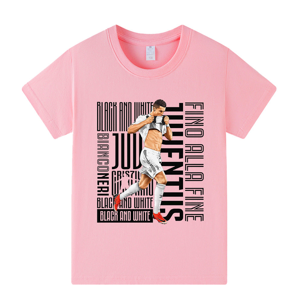Ronaldo Kids Football T-Shirt - Juventus