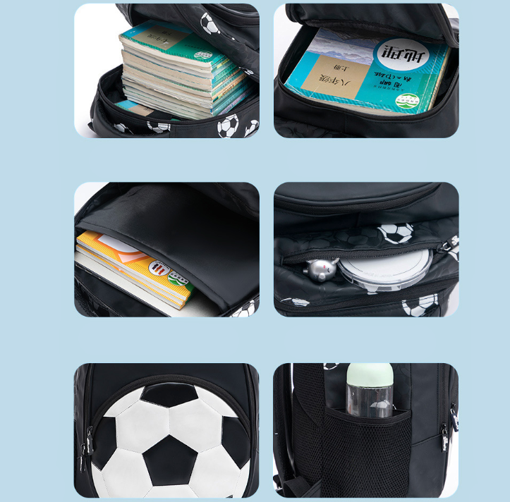 Kids Football Backpack - Football Print