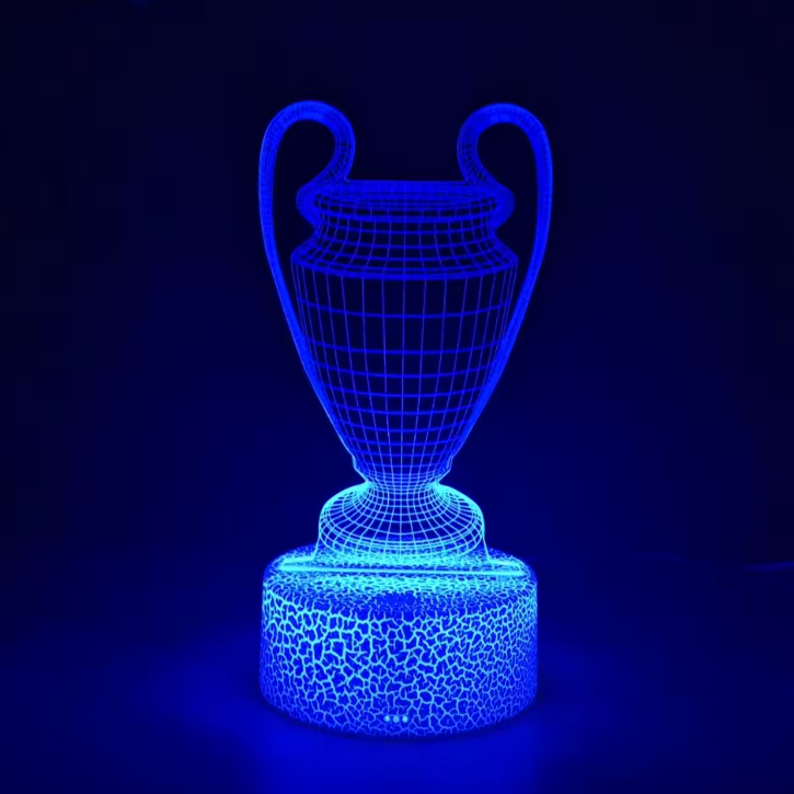 Football 3D Illusion LED Lamp - Night Light - 16 Colours