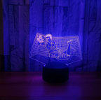 Football 3D Illusion LED Lamp - Night Light - with Remote