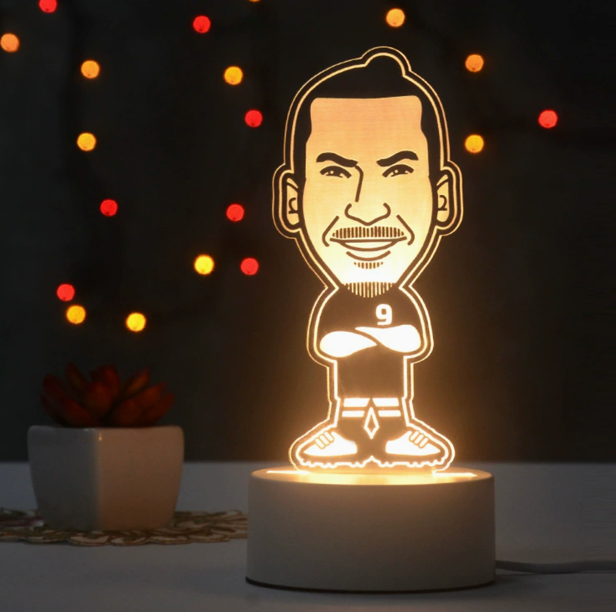 Football 3D Illusion LED Lamp - Night Light - Cool Design