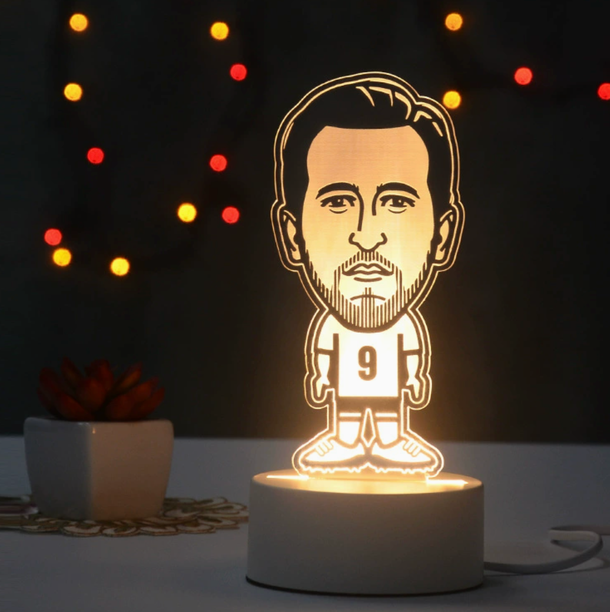 Football 3D Illusion LED Lamp - Night Light - Cool Design