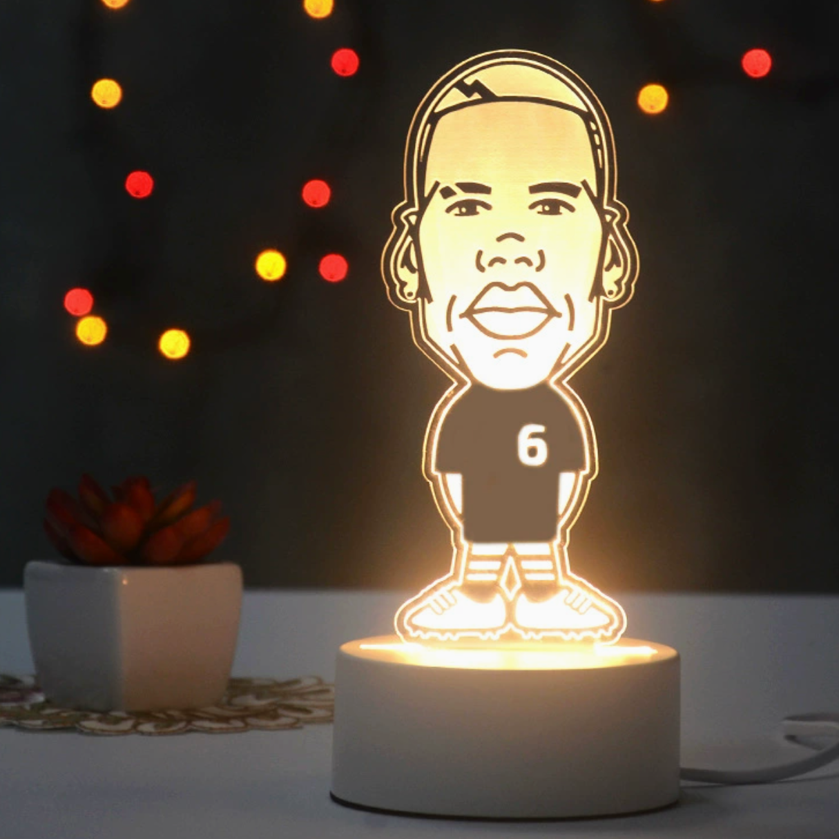 Football 3D Illusion LED Lamp - Night Light - Cool Design