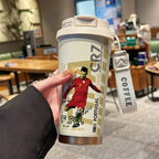 Cristiano Ronaldo Insulated Water Bottle - Leak-Proof